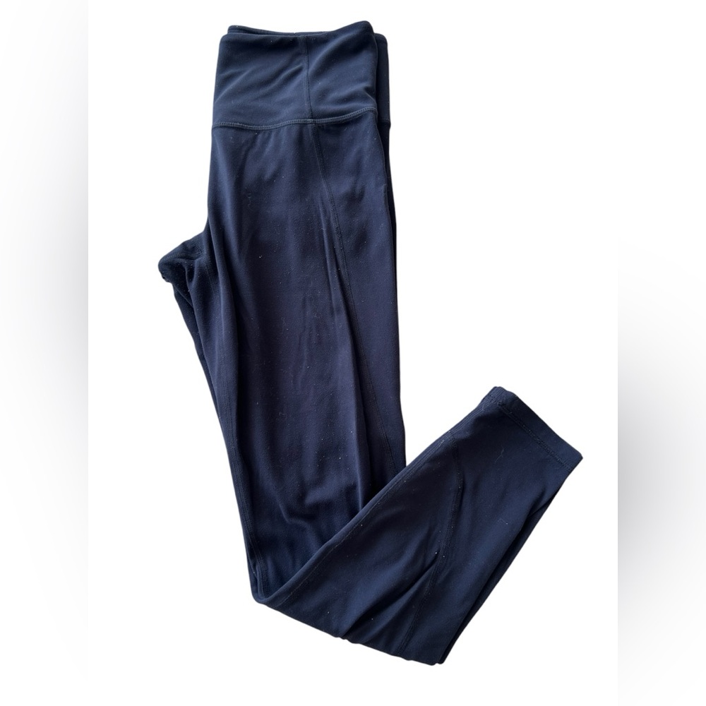Athleta Navy Blue Elation High Rise Leggings - Size Small